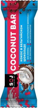 Кокосовый батончик COCONUT BAR с ванильно-сливочным вкусом в шоколаде 40г*16шт.