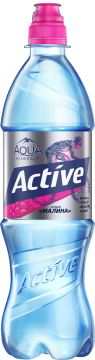 АКТИВ малина 0,5л./12шт. Aqua Minerale Active