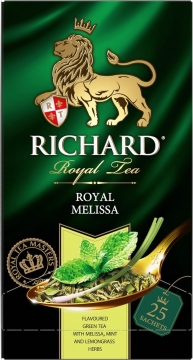 Чай Richard Роял Мелисса зеленый ароматизированный 25x,1,5гр 1*12 Ричард