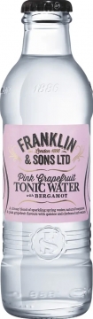 Franklin & Sons 0,2л.*24шт. Pink Grapefruit with Bergamot Tonic Water Фрэнклин энд Сонс Имбирный эль Розовый Грейпфрут и Бергамот