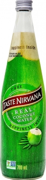 Taste Nirvana 0,7л.*6шт. Real Coconut Water Кокосовая вода без мякоти