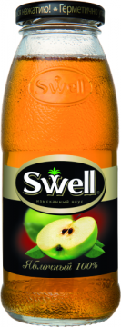 Swell Сок Яблочный осветл. 0,25л./8шт. Свелл