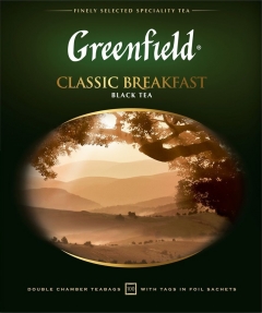 ГРИНФИЛД Классик Брекфаст(2гх100п)чай пак.черн. Greenfield