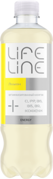 LifeLine Energy Лимон 0,5л./12шт. Лайфлайн