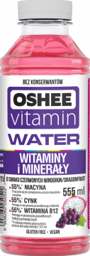 Oshee 0,56л./6шт. Вода витаминизированная Лаванда VITAMIN WATER 555 ML BEAUTY Lavender Вода витаминизированная