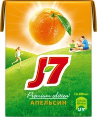 J7 0,2л. Апельсин с мякотью*27шт.