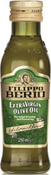 FILIPPO BERIO масло оливковое нерафинированное EXTRA VIRGIN ст.б 0,25л 1/12