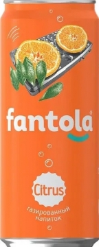 Fantola Citrus 0,33л.*12шт.  Цитрус  Фантола