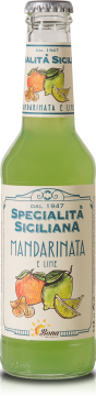 Bona Mandarinata & Lime 0,275л.*24шт. Лимонад Мандарин Лайм Стекло  Бона Лимонад
