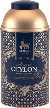 Чай Richard Royal Ceylon черный сред.лист 300г жесть 1*6