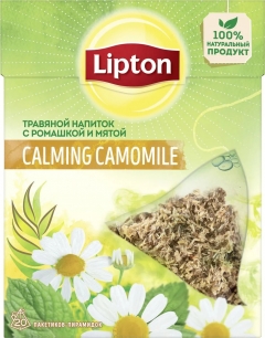 Lipton Напиток Травяной Calming Camomile с Ромашкой и Мятой (20Пирх0.7Г) Липтон