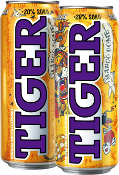TIGER Mango Bomb 0,5л./12шт. Энергетический напиток Тигр