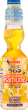 RAMUNE Lemonade Orange ( со вкусом апельсина) 0,2л./30шт. Рамунэ