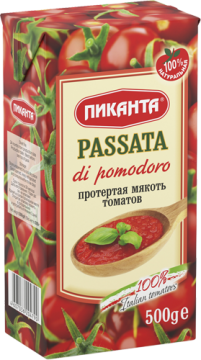 Пиканта Протертая мякоть томатов 500гр Tetra-Pak 1*12
