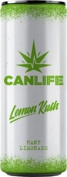 CanLife напиток газированный на основе конопли сорта Lemon Kush