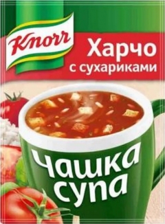 Чашка супа Кнорр харчо суп с сухариками пак. 13,7 г 1/30