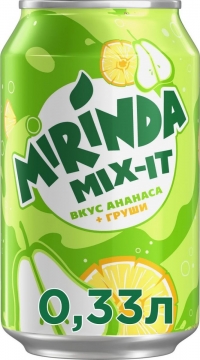Миринда MIX-IT ананас-груша 0,33л./12шт. Mirinda