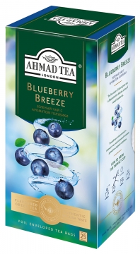 Чай Ahmad Tea с ароматом голубики Blueberry Breeze 25 х1,8 гр пак. в к/фольги 1/12