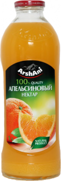 Аршани 1л./6шт. фрукт. апельсиновый стекло