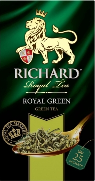 Чай Richard Royal Green 25х2 зеленый 1*12 Ричард