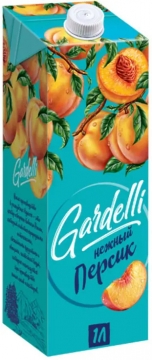 Сок «Gardelli», нектар «Персик» 1000мл./10шт.