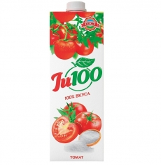 Сок томатный Ju 100 Ширококарамышский ГОСТ 1л./12шт.