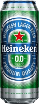 Heineken Безалкогольное 0,5л./24шт.Ж/банка