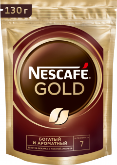 Кофе Nescafe Gold Ergos фриз-драй пакет 130гр. Нескафе Голд