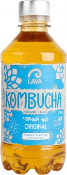 LAVA SUPERFOOD KOMBUCHA Черный чай Original 033л./12шт.