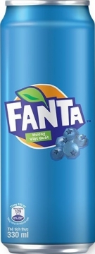 Fanta 0,32л.*24шт. Blueberry Вьетнам  Фанта