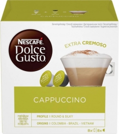 Кофе Nescafe Dolce Gusto Каппучино 16 капсул 186,4гр. Нескафе Дольче Густо