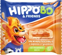 Пирожное HIPPOBO с вареной сгущенкой 32г*96шт.