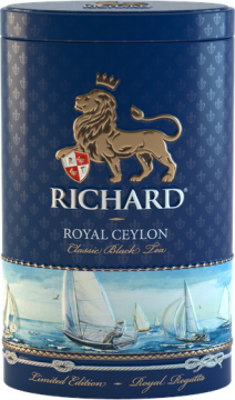 Чай Richard Royal Ceylon черный сред.лист жесть 80г 1*12 Ричард