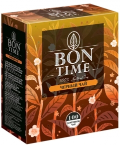Чай черный Bontime (100 пакетиков) 200гр./12шт.