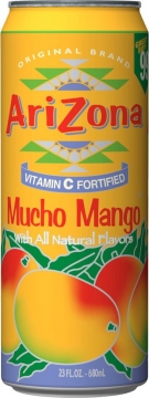 Arizona mucho mango with all natural flavor 0,35л./30шт. Аризона