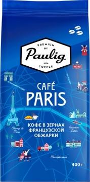 Кофе Paulig Cafe Paris 8x400г зерно Паулиг