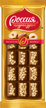Золотая Марка Шоколад Молочный Фундук 80гр./5шт.