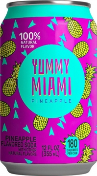 Yummy Miami 0,355л.*12шт. Pineapple USA  Ямми Майами