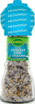 Kamis Морская соль с травами 78г- мельница 1*6