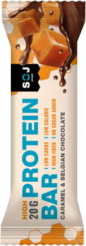 Протеиновый батончик PROTEIN BAR с ирисо-сливочным вкусом в молочном шоколаде без доб. сахара 50г/20шт.