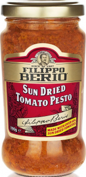 FILIPPO BERIO соус Песто с томатами ст.б 190г 1*6