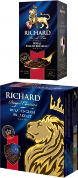 Richard Royal English Breakfast 100х2+ Royal English Breakfast 25 пак 1*6