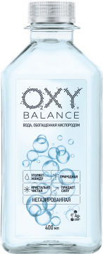 Oxy Balance Вода питьевая артезианская обогащённая кислородом категории не газированная 0,4л.*9шт.