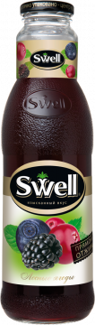 Swell Нектар Лесные ягоды (клюква-черника-ежевика) 0,75л./6шт. Свелл
