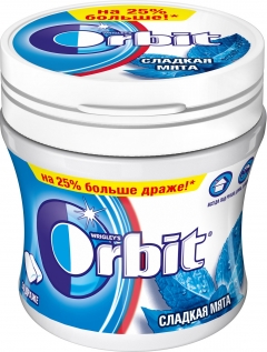 Orbit Сладкая мята мини-банка 68 г./6шт. Орбит