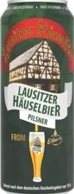 Пиво пастеризованное светлое фильтрованное Lausitzer Huselbier Pilsner, 4,8%