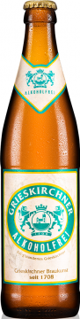 Grieskirchner Alkoholfrei EW 0,5л.*20шт. Б/А Пиво светлое, пастеризованное, фильтрованное, бутылка