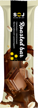 ROASTED BAR батончик SOJ Грильяж в молочном шоколаде 40 гр/20шт.