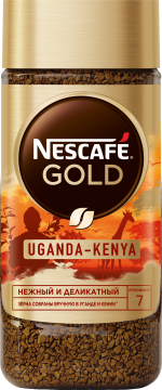 Кофе Nescafe Gold Ориджин Уганда-Кения стекло 85гр. Нескафе Голд