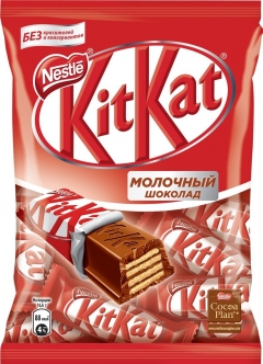KitKat Конфеты с хрустящей вафлей 169гр. пак. КитКат